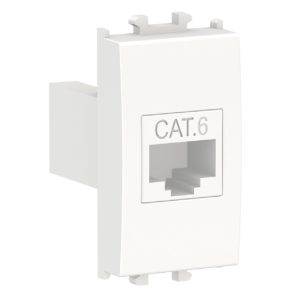 RJ45 Socket Outlet – Cat6 (UTP) – Turkish – White