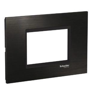 Inox Cover Frame (3 modules) – Turkish – Black