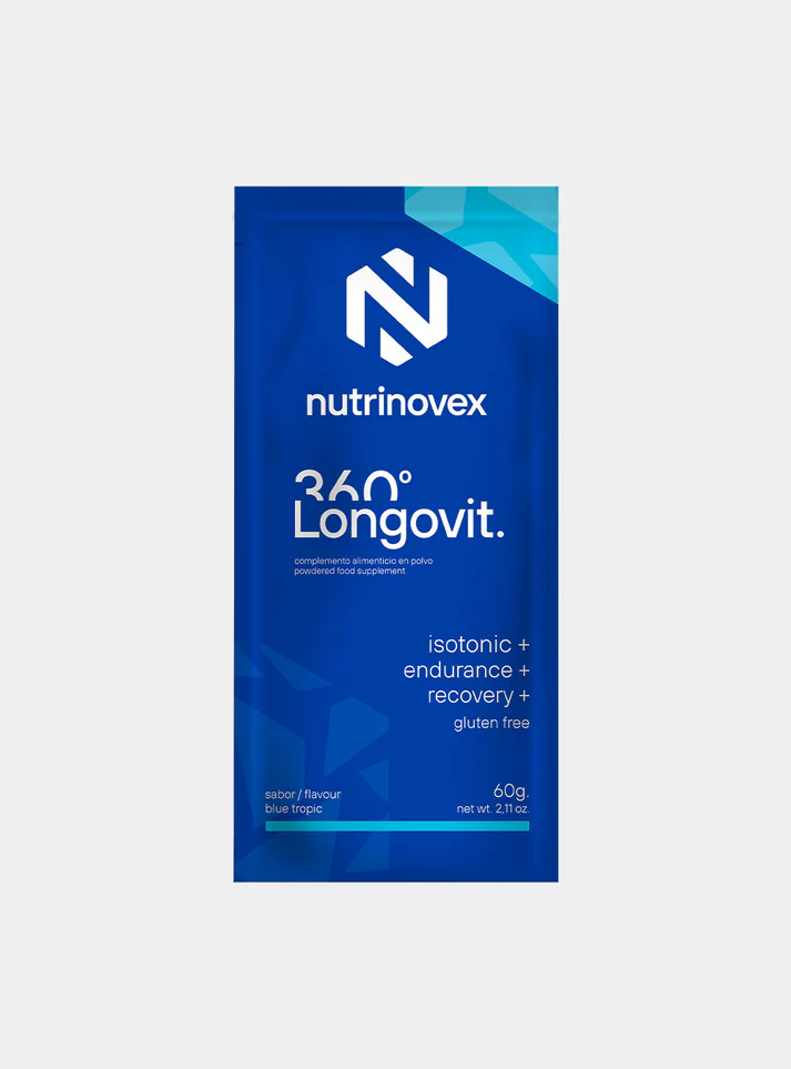 LONGOVIT 360 DRINK 60g MONODOSIS BEBIDA ISOTONICA NUTRINOVEX - Imagen 2