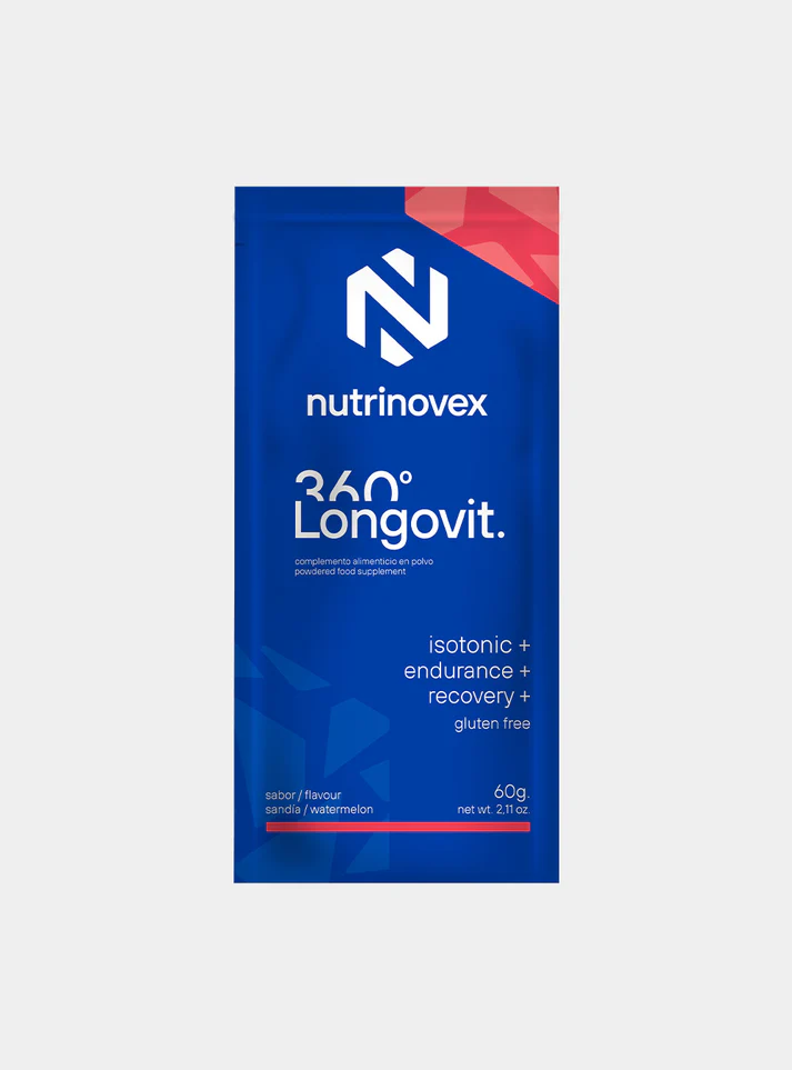 LONGOVIT 360 DRINK 60g MONODOSIS BEBIDA ISOTONICA NUTRINOVEX - Imagen 5