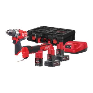 KIT POWERPACK M12 FPP2AX-423P TALADRO + MULTIHERRAMIENTA MILWAUKEE