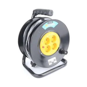 Extensión eléctrica 4T con carrete 30 m 56054