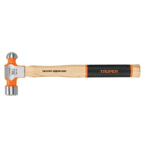 Martillo pulido de bola 24 oz mango hickory, Truper Grip MB-24 16903