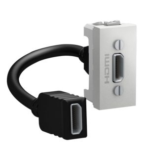 HDMI Data Connector Type A Socket Outlet – Aluminium