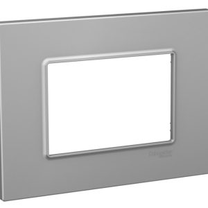 Cover Frame (3 modules) – Silver