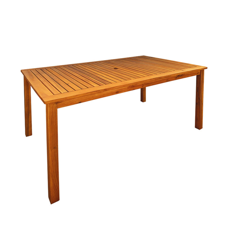 Mesa Madera Acacia 150X90Xh74 Cm.