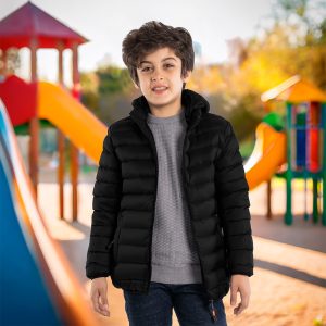 CAMPERA NAILON KIDS COLOR NEGRO LABRADOR