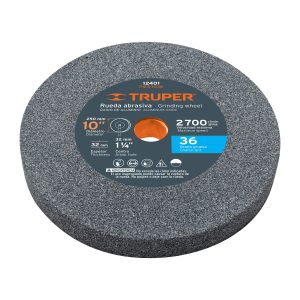 Piedra para esmeril 10 X 1-1/4″, óxido de aluminio, grano 36 Truper PIES-1036 12401