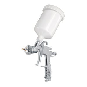 Pistola p/pintar gravedad LVLP vaso plástico, 2 mm, Truper PIPI-452 101092