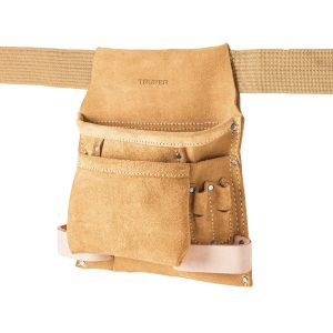 Porta herramientas de carnaza con 10 compartimentos, Truper POHE-10C 11533