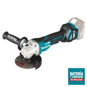 Esmeril Angular 4 1/2″ 18v Vel Variable BL AWS Hombre Muerto Sin Bat DGA468Z Makita