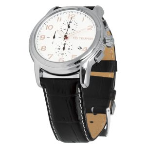 Reloj para caballero, correa de piel, Truper REL-PC-2 60071