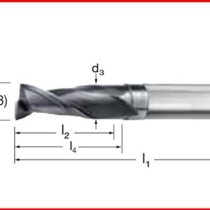 Ref. 1172 Fresas aluminio 2 labios