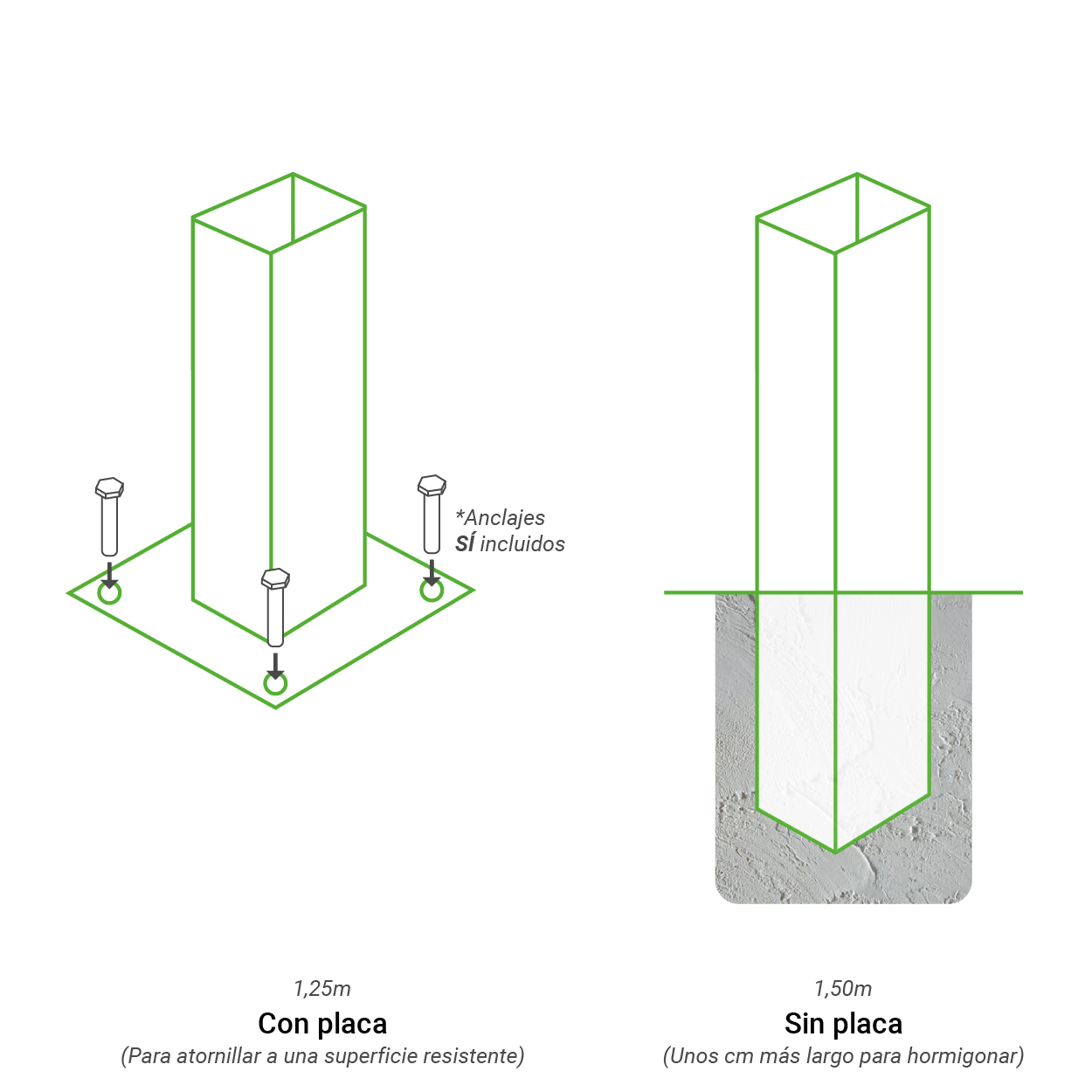Kit Vallado valla hércules 1,20 m (75 m largo) - Imagen 3