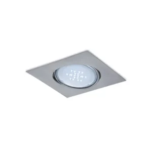 Spot Emb. Ar111 Orientable Cuadrado Negro 6171N