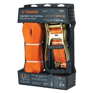 Sujetador con matraca carga máxima 3000 kg, Truper SU-3000C 19286