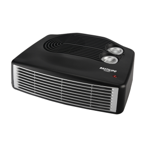 Termoventilador horizontal premium negro