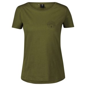 WS GRAPHIC SLUB VERDE FIR CAMISETA MANGA CORTA CHICA SCOTT CASUAL 403218