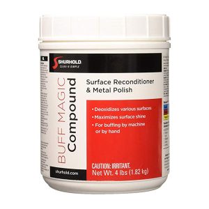 SHURHOLD, BUFF MAGIC, 4 LB JAR WHITE