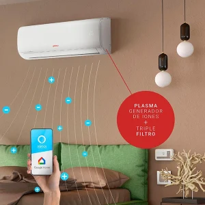AIRE ACONDICIONADO SPLIT 1X1 AROMA 2D CON WIFI GIA-S09AR2E-R32 GIATSU