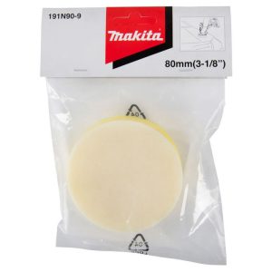 Almohadilla Pulidora de 3″ Amarilla de Espuma Engancha‑y‑Enlaza Makita 191N90-9
