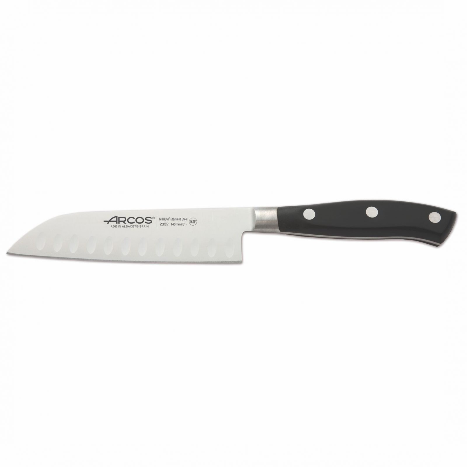 Cuchillo Santoku 140mm Arcos serie Riviera 233200