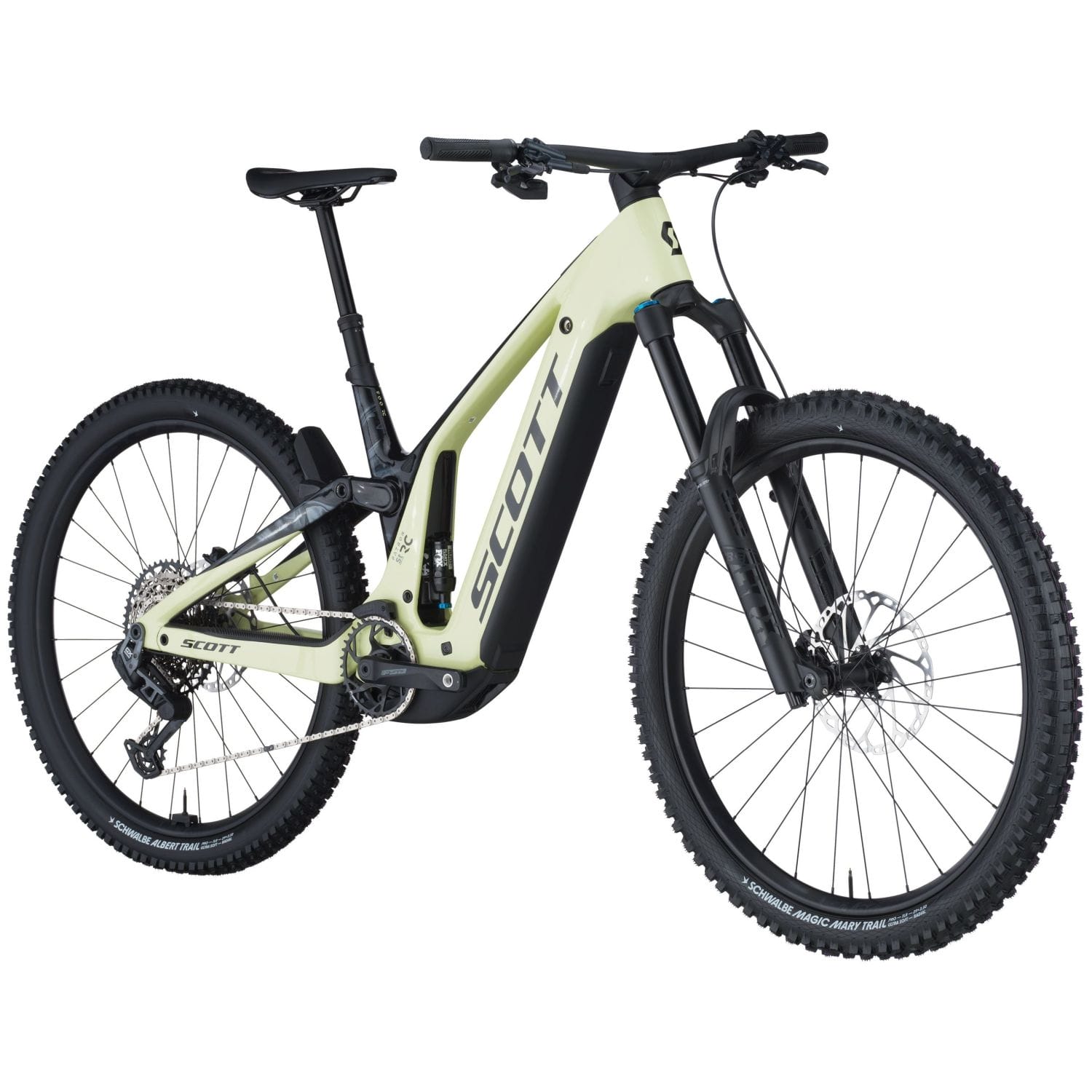 PATRON ST 900 RC (Negra Swirly / Verde Luminary) BICICLETA ELECTRICA SCOTT 423550 - Imagen 2