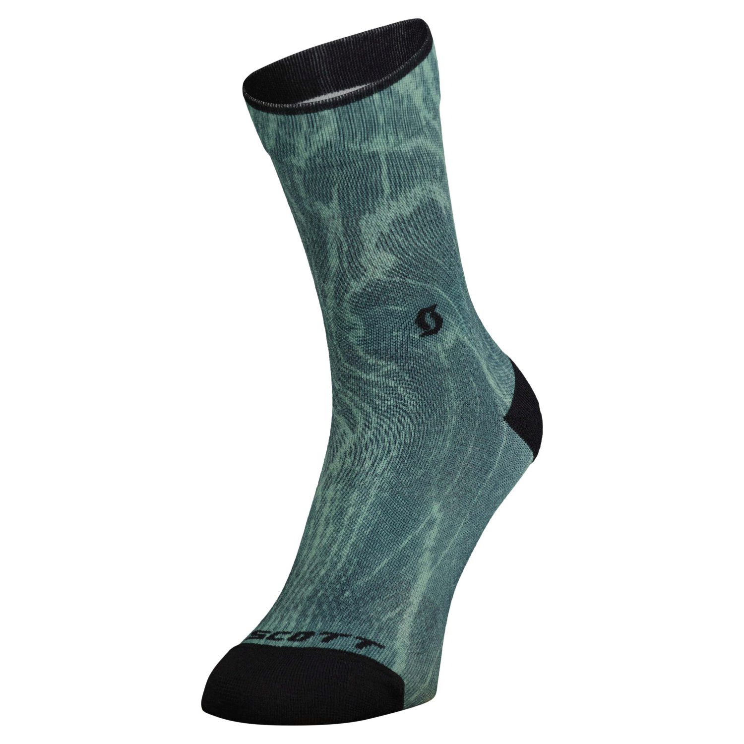 CALCETIN TRAIL WOOD CREW VERDE MINERAL / VERDE ARUBA SCOTT 409535 - Imagen 2