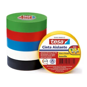 CINTA AISLANTE COLOR  TESA 10m x 19mm