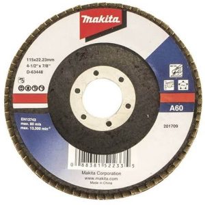Disco Flap angular metal 4.1/2″ Grano 60 ESTANDAR Makita D-63448