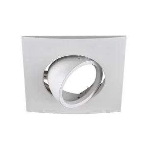 DOWNLIGHT EMPOTRABLE CUADRADO GU10 BLANCO 4004-01 CONALUX