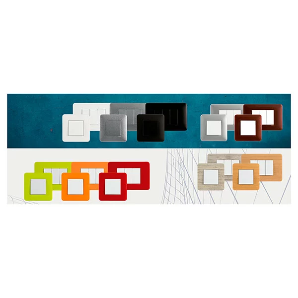 MARCO DOBLE 2 ELEMENTOS HAYA SERIE LATINA 42920 TFA EFAPEL - Imagen 2