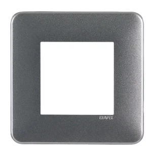 MARCO SIMPLE 1 ELEMENTO ALUMINIO CROMO SERIE LATINA 42910 TAH EFAPEL