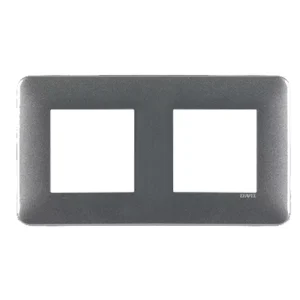 MARCO DOBLE 2 ELEMENTOS ALUMINIO CROMO SERIE LATINA 42920 TAH EFAPEL