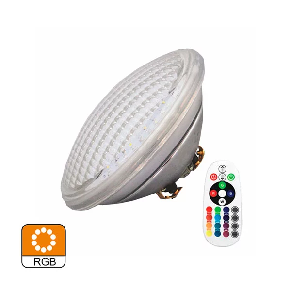 BOMBILLA SUMERGIBLE AZUL PISCINA PAR56 IP68 RGB 1667 RSR
