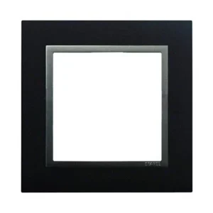MARCO SIMPLE MECANISMO CRISTAL NEGRO/GRIS 90910 TES EFAPEL