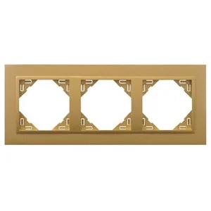 MARCO TRIPLE MECANISMO DORADO/DORADO 90930 TUU EFAPEL
