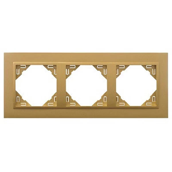 MARCO TRIPLE MECANISMO DORADO/DORADO 90930 TUU EFAPEL