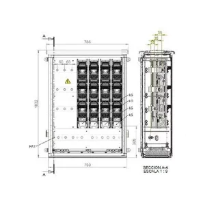 CAJA GENERAL PROTECCIÓN (BTVC)-3(2)LG/400(160)-AE 1032x786x340 0471179 CAHORS