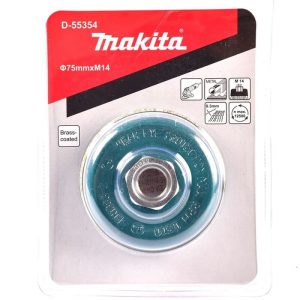 Grata rizada T/ copa 3″ 75mm (laton) X M14 x 0.3 Makita D-55354