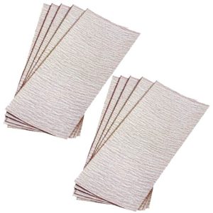 Hoja de lija orbital 1/3 PLIEGO sin hueco grano 120 10 PCS Sin VELCRO A-31267 Makita