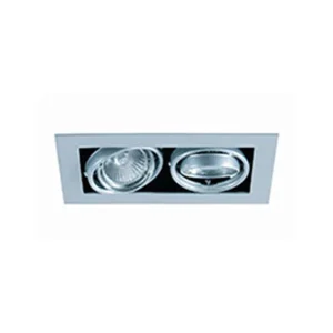 LUMINARIA EMPOTRABLE KARDAN 2x50W BLANCO 3009-01 CONALUX
