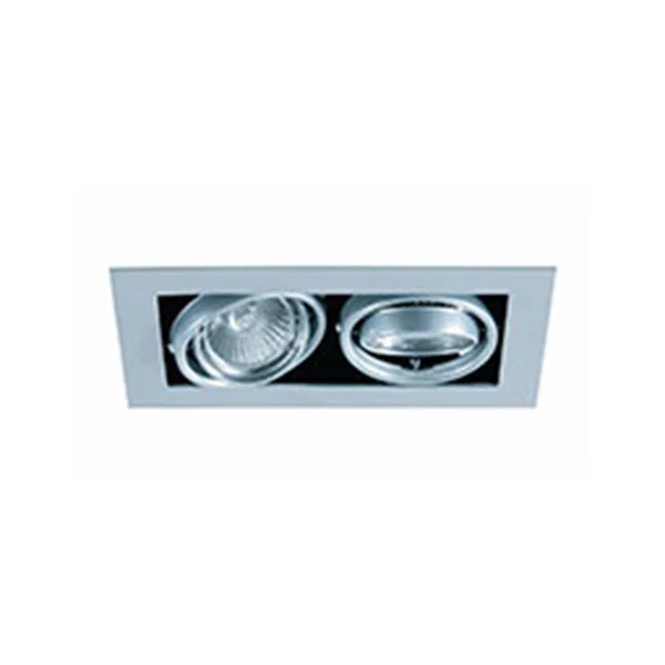 LUMINARIA EMPOTRABLE KARDAN 2x50W BLANCO 3009-01 CONALUX