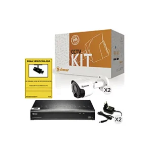 KIT BASICO KIT-2BHVR1P CON DVR Y DOS BULLET GOLMAR
