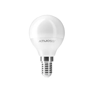 LÁMPARA MINIESFÉRICA LED REGULABLE G45 E14 6W 4200K BLED-100 ATMOSS