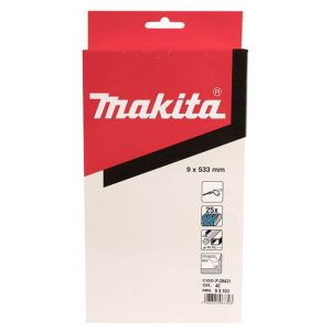 Lija de banda 9 x 533mm MADERA / INOX Grano 40 (25 PCS) Makita P-39431