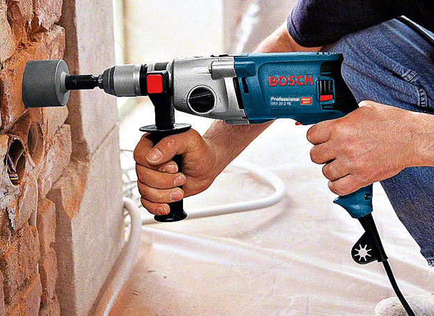 TALADRO PERCUTOR GSB 20-2 RE 800W – BOSCH + MALETIN PLÁSTICO - Imagen 3