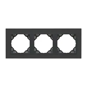 MARCO TRIPLE MECANISMO GRIS/GRIS 90930 TSS EFAPEL