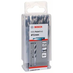 Broca helicoidal HSS PointTeQ 5,0 mm