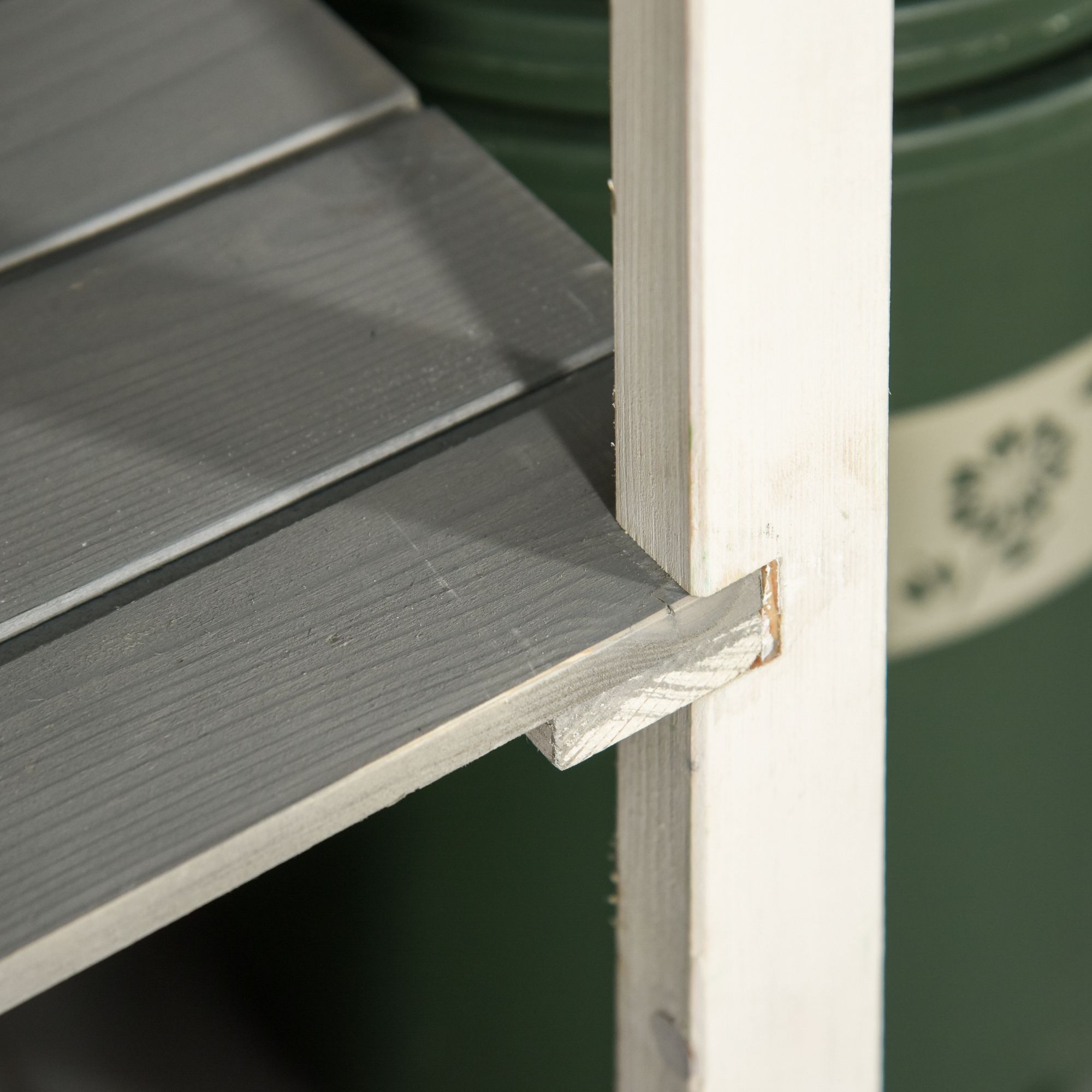 Outsunny Caseta de Jardín Exterior 3,2 m² 280x130x172 cm Cobertizo de Jardín Exterior con Puerta Corredera Techo Inclinado Base Refuerzo (Suelo NO Incluido) y 2 Ventanas Gris Oscuro - Imagen 7